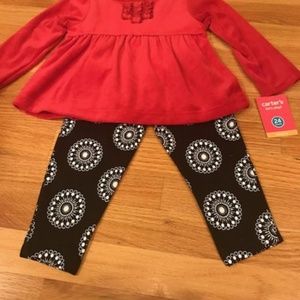 NEW Carter's long sleeve top & long pants  -24 mth